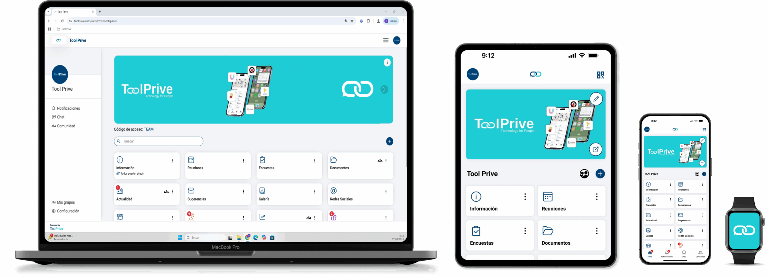ToolPrive - Tecnología adaptada y pensada para todos tus dispositivos